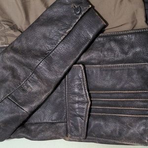 COPY - COPY - Genuine Leather jacket, design on the left sleeve. Wilson's leath…